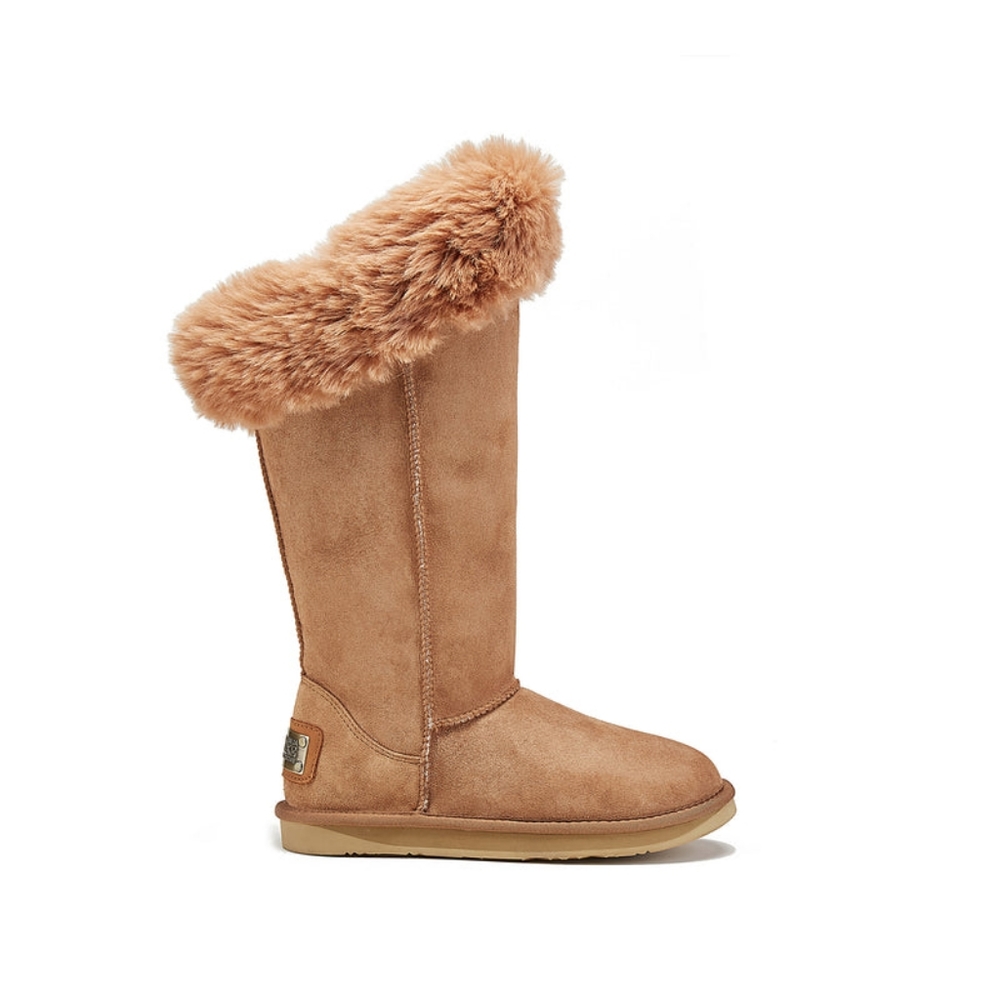 Australia Luxe Collective Foxy Tall Boots Chestnut Size 8 NIB